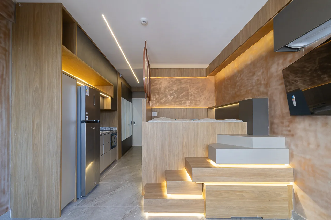 studio completo, mobiliado, vila nova — foto 1