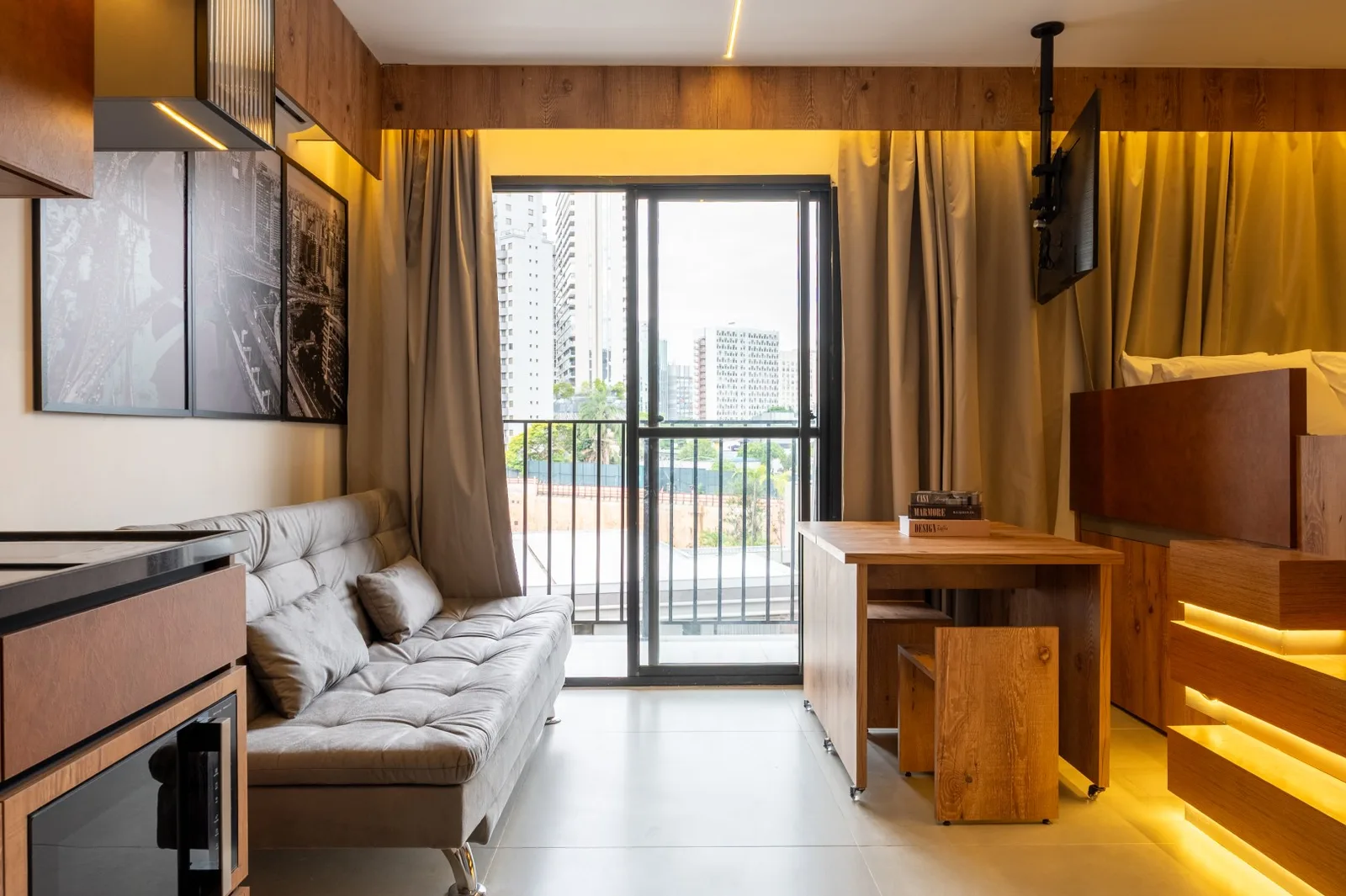 studio completo moderno, 1 banheiro, no melhor de Pinheiros — foto 1